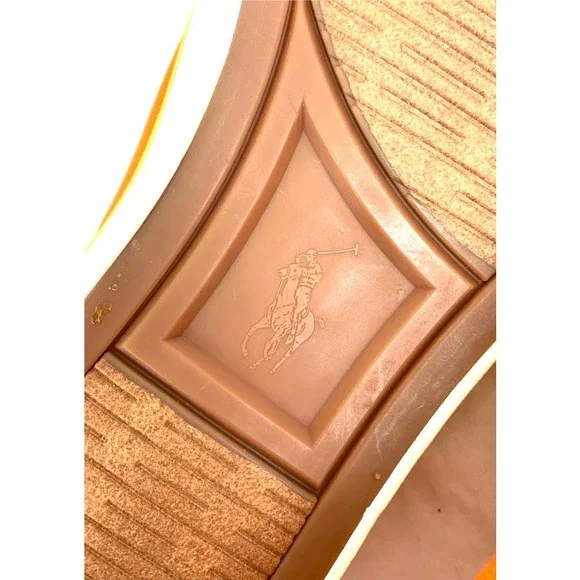 Polo Ralph Lauren Orange Mens Slip On Sneakers Size 11D - Picture 9 of 9